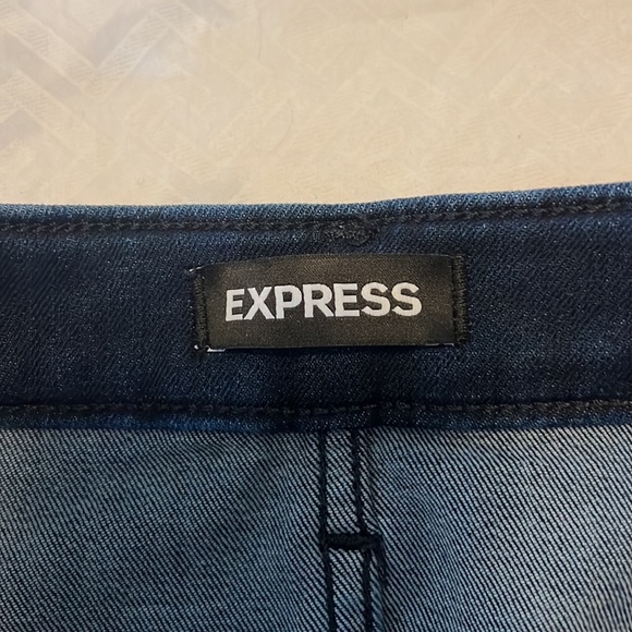 Mens express dark wash slim jeans - Picture 2 of 5